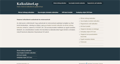 Desktop Screenshot of kalkulatorlap.com